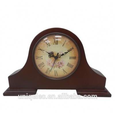 MDF wood mantel high quality desk clock