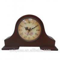 MDF wood mantel high quality desk clock