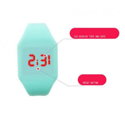 Silicone watch children's electronic watch silicone LED children watch