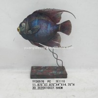 metal fish handmade crafts for table top decor